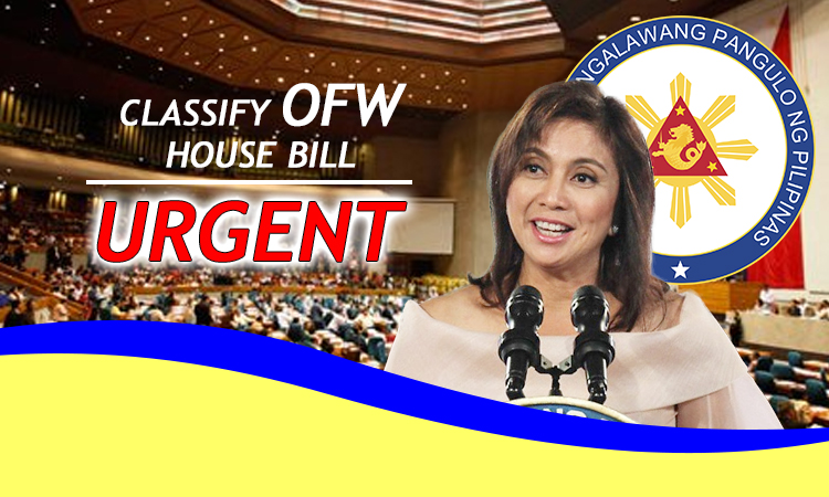 House bills para sa OFWs gawing ‘urgent’ – Leni