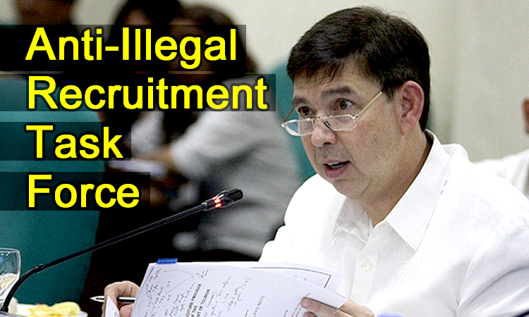 Rekomendasyon sa pagbuo ng Anti-Illegal Recruitment task force, suportado ni Senate Pres. Pro Tempore Recto