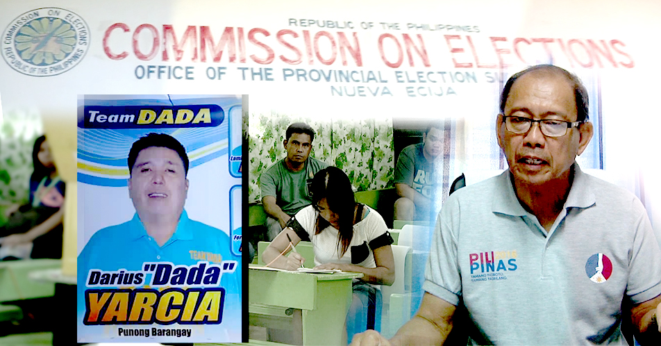 Apelyido ng Incumbent Kapitan sa Santa Arcadia, Cabanatuan City, mali sa listahan ng mga kandidato