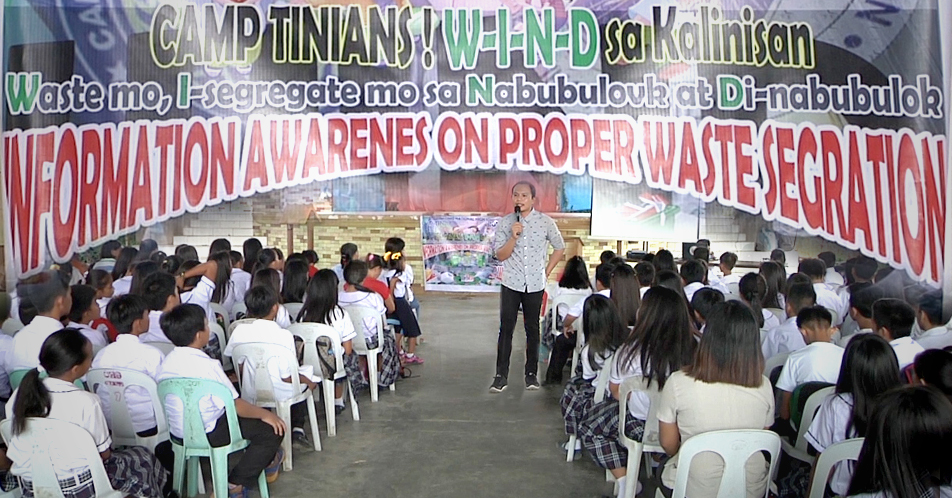 Higit 500 mag-aaral ng Camp Tinio National High School, dumalo sa Solid Waste Management seminar ng PYDO