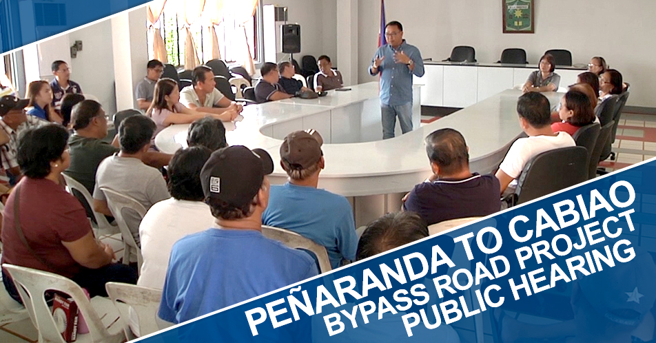 Public hearing, inilunsad para sa Bypass Road Project mula Bayan ng Peñaranda hanggang Cabiao