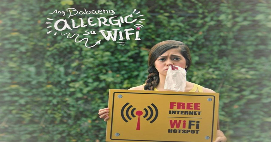 Girl Sickly in wifi , warn us of social media’s distractions
