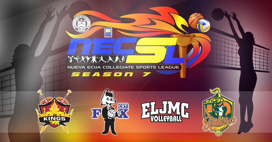 ELJ, WU-P, CIC at CRT, lusot sa huling araw ng elimination round ng Women’s V-Ball sa NECSL Season 7