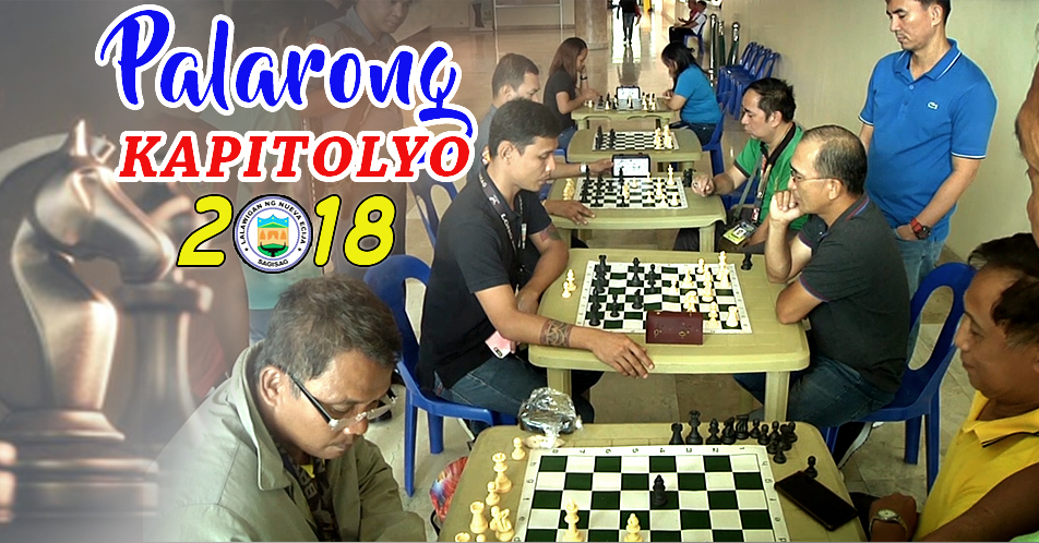 5 pares na kawani ng kapitolyo, nagpatalasan ng isip sa Chess Tournament ng Palarong Kapitolyo 2018