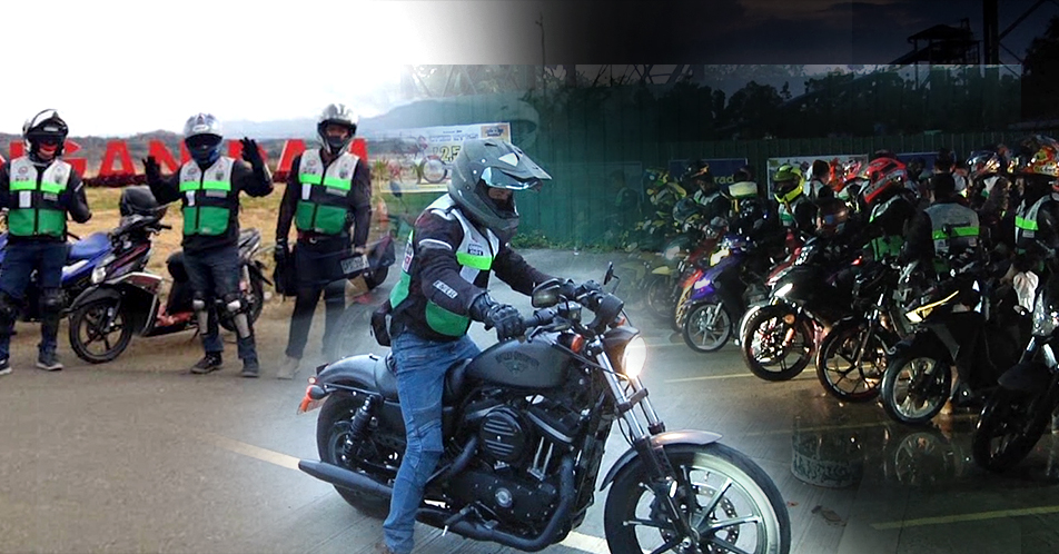 Mahigit na 300 na motorcycle riders, nilibot ang ilang tourists destinations sa Nueva Ecija