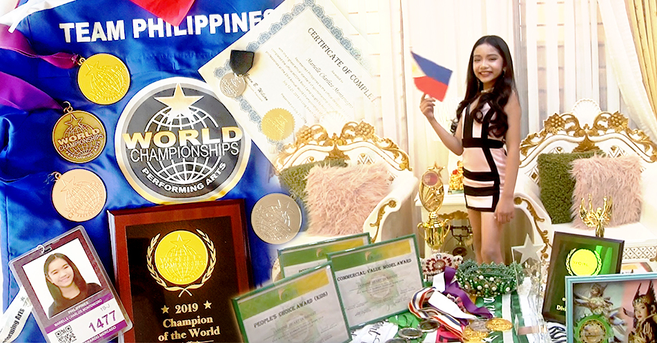 8 taong gulang na Novo Ecijanang modelo, nakapag-uwi ng gintong medalya sa WCOPA 2019