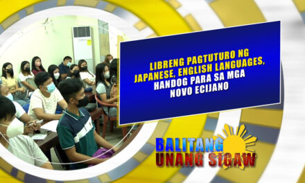 Libreng pagtuturo ng Japanese, English languages, handog para sa mga Novo Ecijano