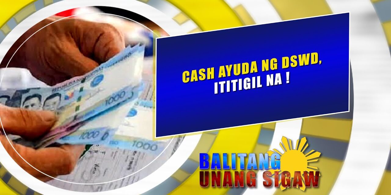 Cash ayuda ng DSWD, ititigil na para iwas holdap