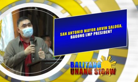 San Antonio Mayor Arvin Salonga, bagong LMP President