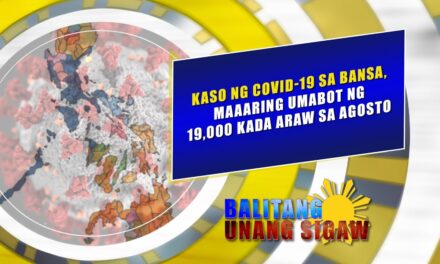 Kaso ng COVID 19 sa bansa, maaaring umabot ng 19,000 kada araw sa Agosto