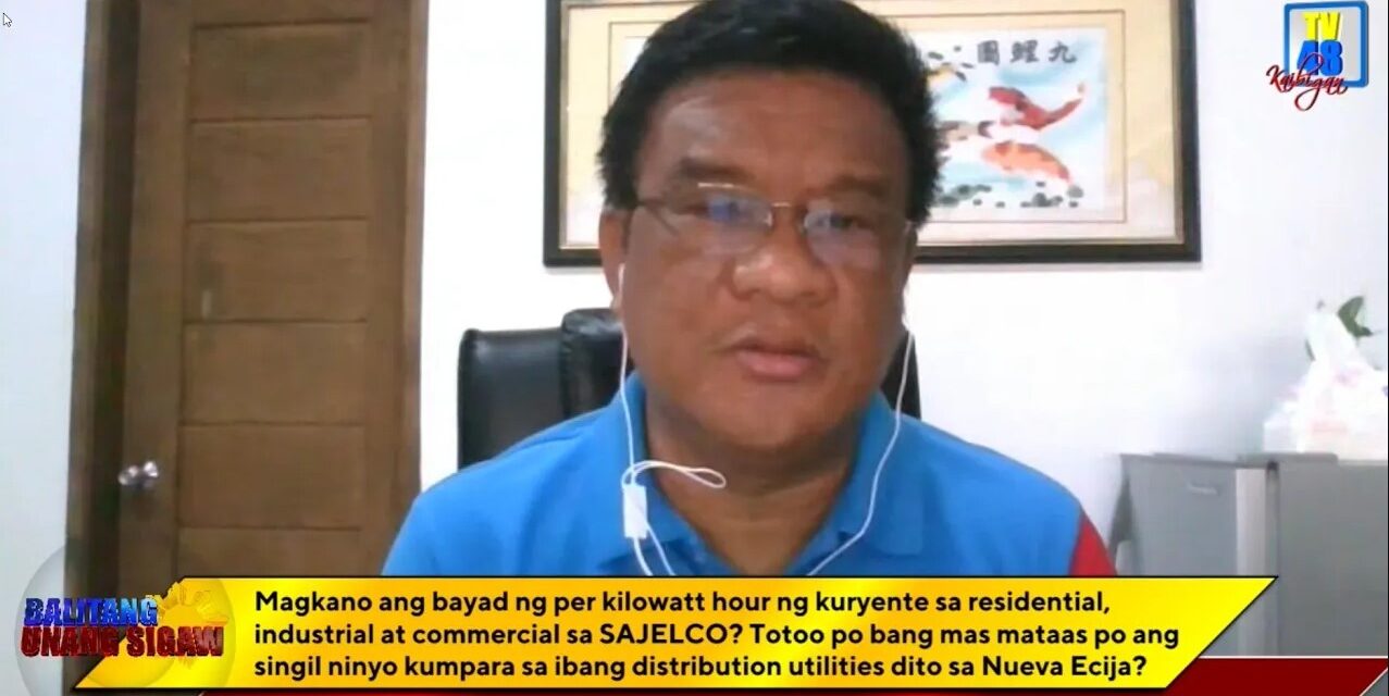 Full interview with SAJELCO tungkol sa solusyon sa pagbaba ng singil sa kuryente