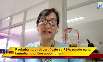 Full Interview w/PSA tungkol sa pagwawasto ng maling impormasyon sa birth certificate