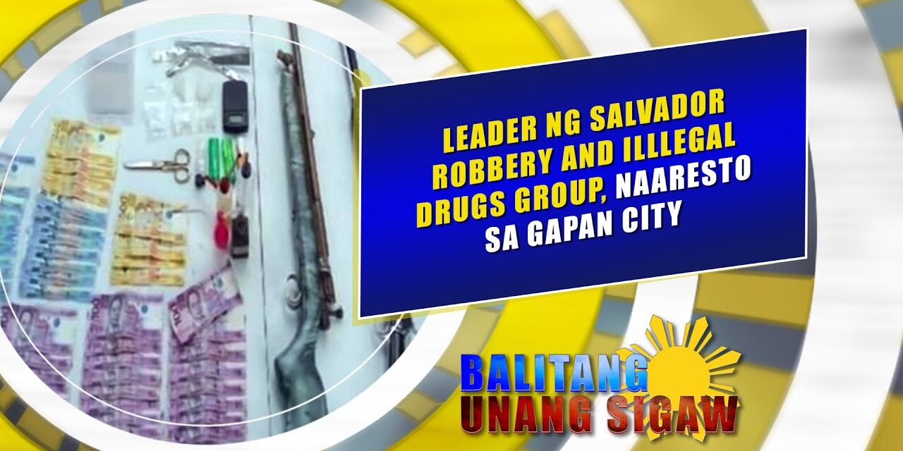 Leader ng Salvador Robbery and Illlegal Drugs Group, naaresto sa Gapan City
