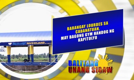 Barangay Lourdes sa Cabanatuan, may bagong gym handog ng kapitolyo
