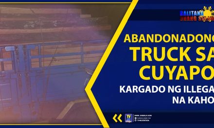 ABANDONADONG TRUCK SA CUYAPO, KARGADO NG ILLEGAL NA KAHOY