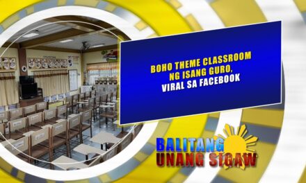 Boho Theme Classroom ng isang guro, viral sa Facebook