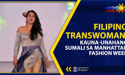 FILIPINO TRANSWOMAN, KAUNA-UNAHANG SUMALI SA MANHATTAN FASHION WEEK