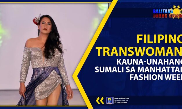 FILIPINO TRANSWOMAN, KAUNA-UNAHANG SUMALI SA MANHATTAN FASHION WEEK