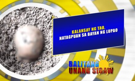 Kalansay ng tao, natagpuan sa bayan ng Lupao