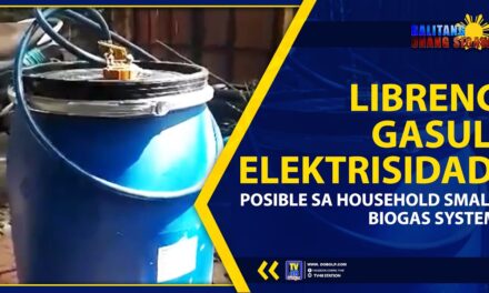 LIBRENG GASUL, ELEKTRISIDAD, POSIBLE SA HOUSEHOLD SMALL BIOGAS SYSTEM