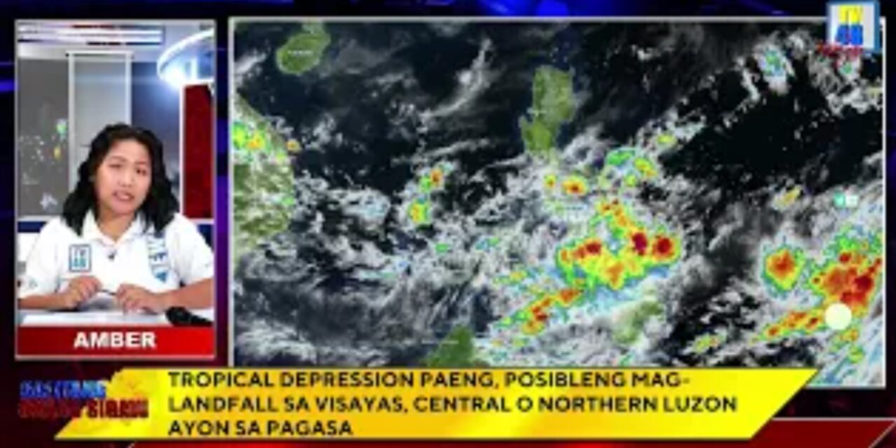 LPA SA LABAS NG PAR, ISA NANG TROPICAL DEPRESSION