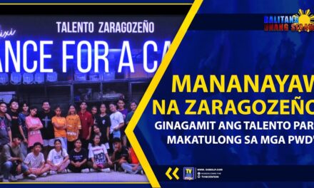 MANANAYAW NA ZARAGOZEÑO, GINAGAMIT ANG TALENTO PARA MAKATULONG SA MGA PWD’S