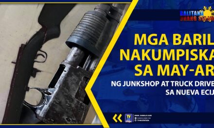 MGA BARIL, NAKUMPISKA SA MAY-ARI NG JUNKSHOP AT TRUCK DRIVER SA NUEVA ECIJA