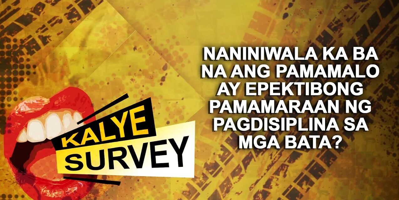 NANINIWALA KA BA NA ANG PAMAMALO AY EPEKTIBONG PAMAMARAAN NG PAGDISIPLINA SA MGA BATA?