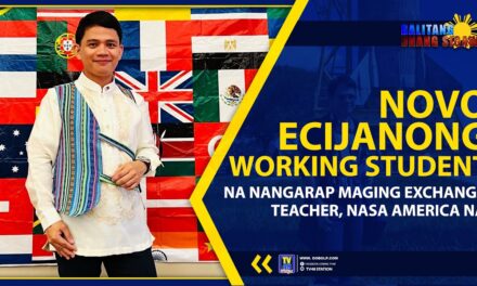 NOVO ECIJANONG WORKING STUDENT NA NANGARAP MAGING EXCHANGE TEACHER, NASA AMERICA NA
