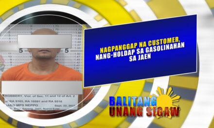 Nagpanggap na customer, nang-holdap sa gasolinahan sa Jaen