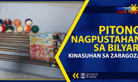 PITONG NAGPUSTAHAN SA BILYAR, KINASUHAN SA ZARAGOZA