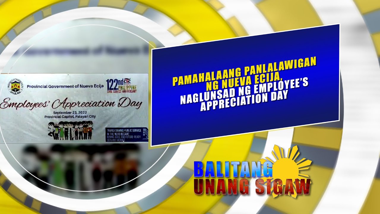 Pamahalaang panlalawigan ng Nueva Ecija, naglunsad Employee’s Appreciation Day