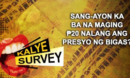SANG-AYON KA BA NA MAGING ₱20 NALANG ANG PRESYO NG BIGAS?