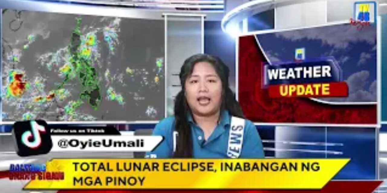 TOTAL LUNAR ECLIPSE INABANGAN NG MGA PINOY
