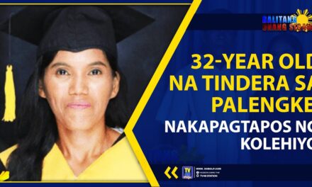 32-YEAR OLD NA TINDERA SA PALENGKE, NAKAPAGTAPOS NG KOLEHIYO