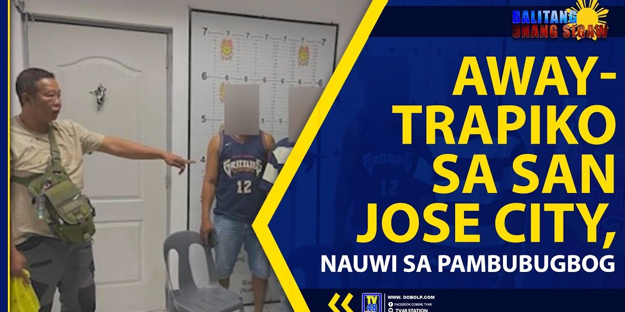 AWAY-TRAPIKO SA SAN JOSE CITY, NAUWI SA PAMBUBUGBOG