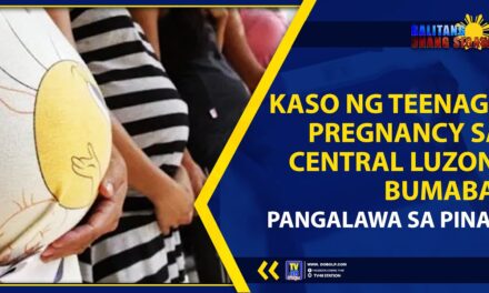 KASO NG TEENAGE PREGNANCY SA CENTRAL LUZON, BUMABA; PANGALAWA SA PINAS