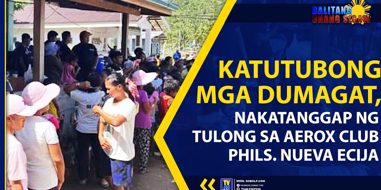 KATUTUBONG MGA DUMAGAT, NAKATANGGAP NG TULONG SA AEROX CLUB PHILS. NUEVA ECIJA