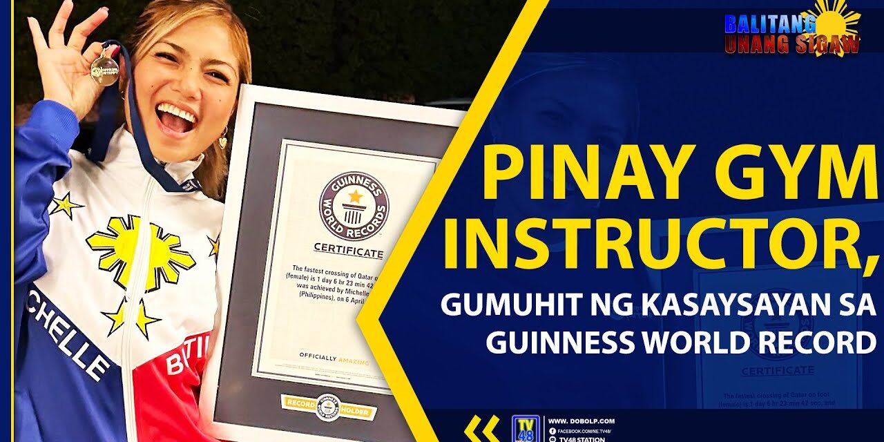 PINAY GYM INSTRUCTOR, GUMUHIT NG KASAYSAYAN SA GUINNESS WORLD RECORD