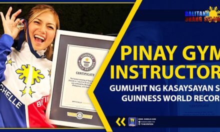 PINAY GYM INSTRUCTOR, GUMUHIT NG KASAYSAYAN SA GUINNESS WORLD RECORD