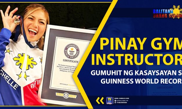 PINAY GYM INSTRUCTOR, GUMUHIT NG KASAYSAYAN SA GUINNESS WORLD RECORD