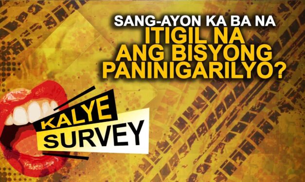 SANG-AYON KA BA NA ITIGIL NA ANG BISYONG PANINIGARILYO?
