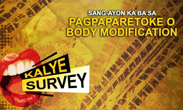 SANG-AYON KA BA SA PAGPAPARETOKE O BODY MODIFICATION?