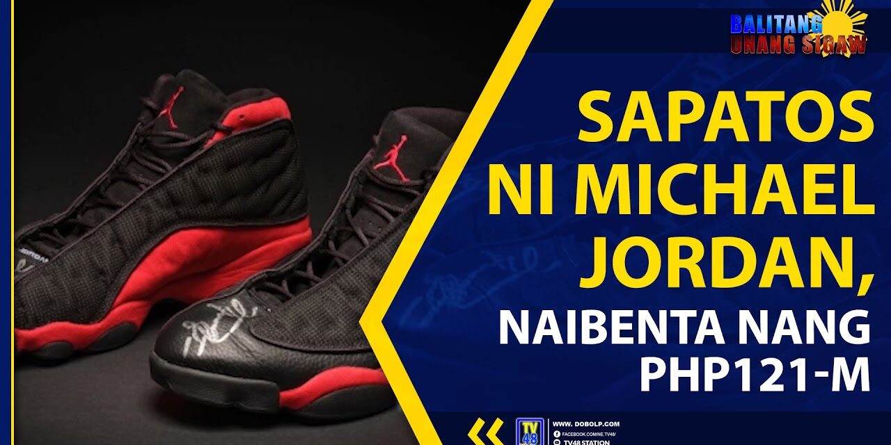 SAPATOS NI MICHAEL JORDAN, NAIBENTA NANG PHP121-M