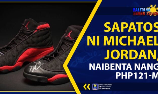 SAPATOS NI MICHAEL JORDAN, NAIBENTA NANG PHP121-M