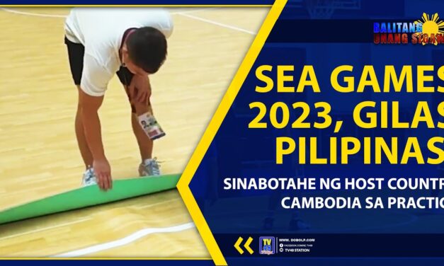 SEA GAMES 2023, GILAS PILIPINAS, SINABOTAHE NG HOST COUNTRY CAMBODIA SA PRACTICE