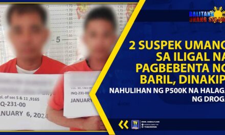 2 SUSPEK UMANO SA ILIGAL NA PAGBEBENTA NG BARIL, DINAKIP; NAHULIHAN NG P500K NA HALAGA NG DROGA