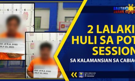 2 LALAKI, HULI SA POT SESSION SA KALAMANSIAN SA CABIAO