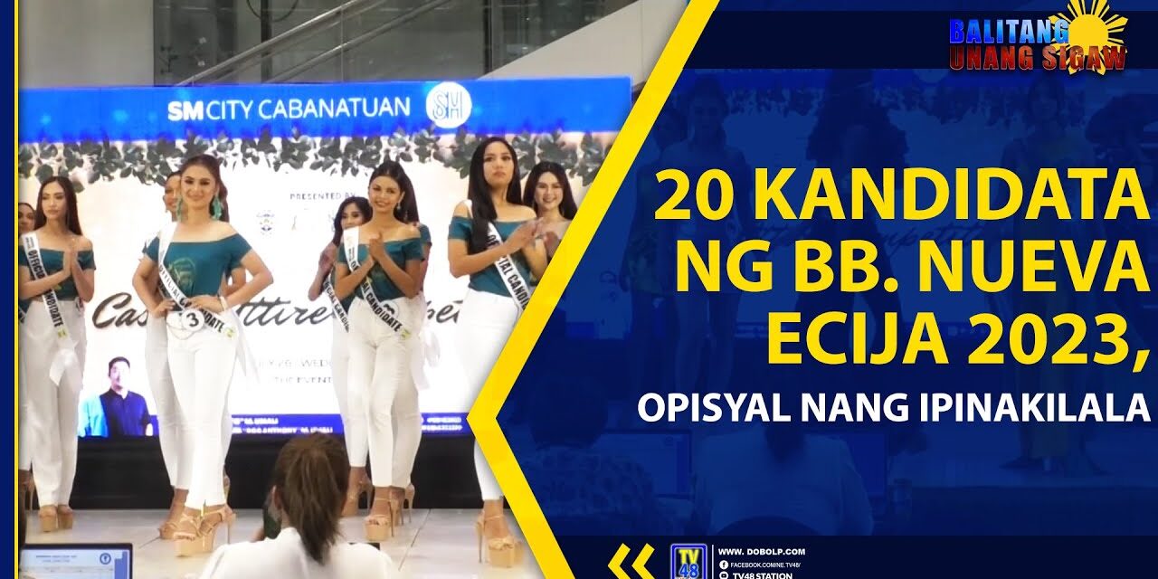 20 KANDIDATA NG BB. NUEVA ECIJA 2023, OPISYAL NANG IPINAKILALA