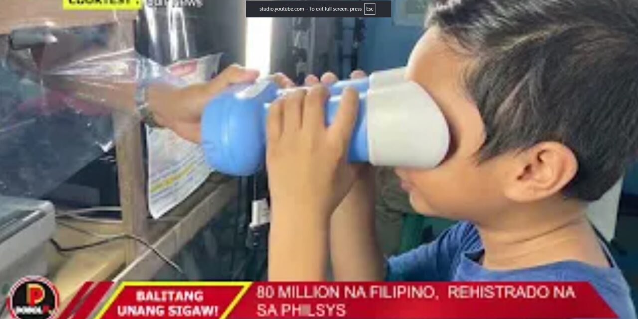 80 MILLION NA FILIPINO, REHISTRADO NA SA PHILSYS